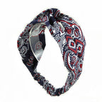 Bandeau cheveux bandana marine
