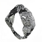Bandeau cheveux bandana noir