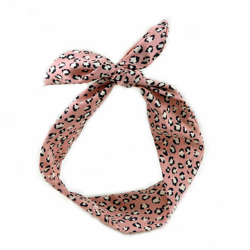 Bandeau cheveux leopard