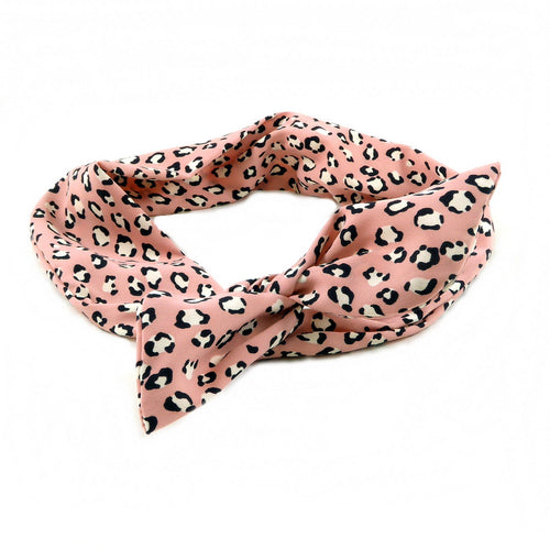 Bandeau cheveux leopard