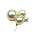 Barrette attache cheveux perles nacrées