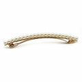 Barrette à cheveux 10cm fine, perles 5mm