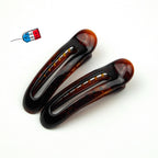 Lot de 2 pinces cheveux Made in France 8cm
