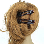 Lot de 2 pinces cheveux Made in France 8cm