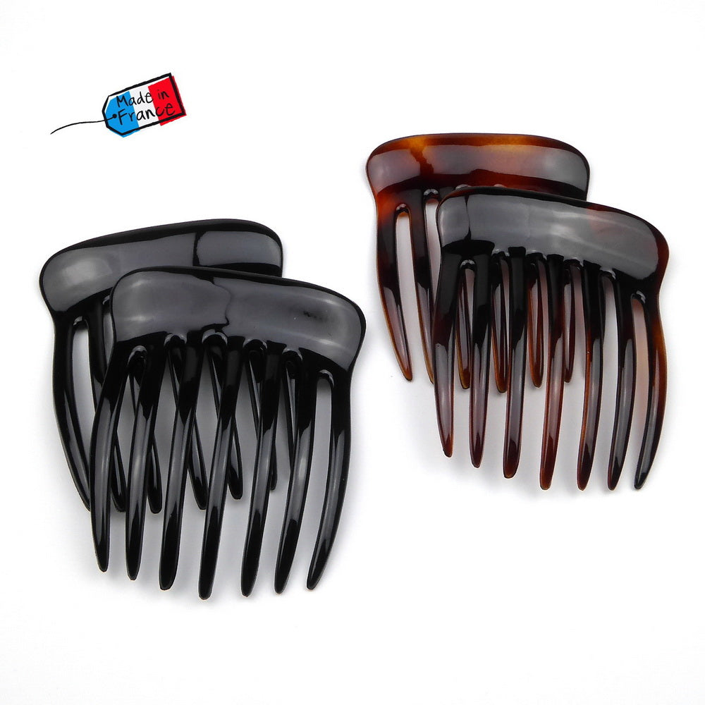 Lot de 2 peignes chignon made in France 7cm - ShuShu