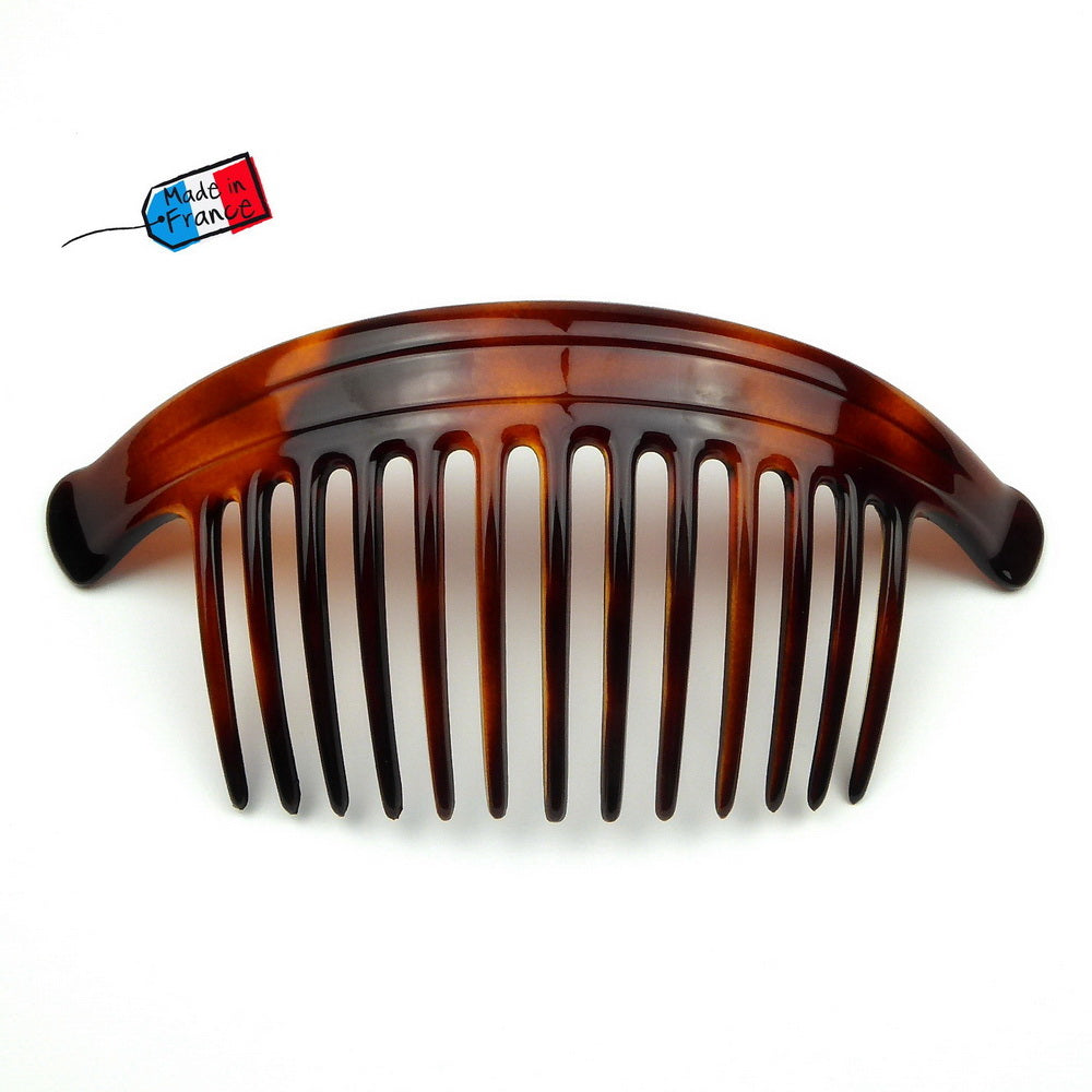 Très Grand Peigne Cheveux Côté Celluloid 18cm Made in France - Chignon Banane