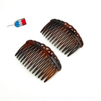 Lot de 2 peignes cheveux de côté Made in France 7cm
