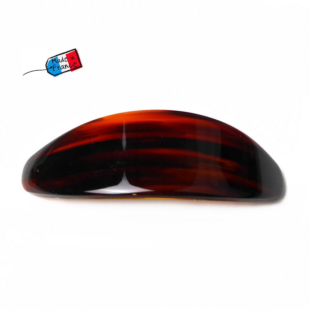 Barrette cheveux courbe Made in France 10cm, accessoire cheveux