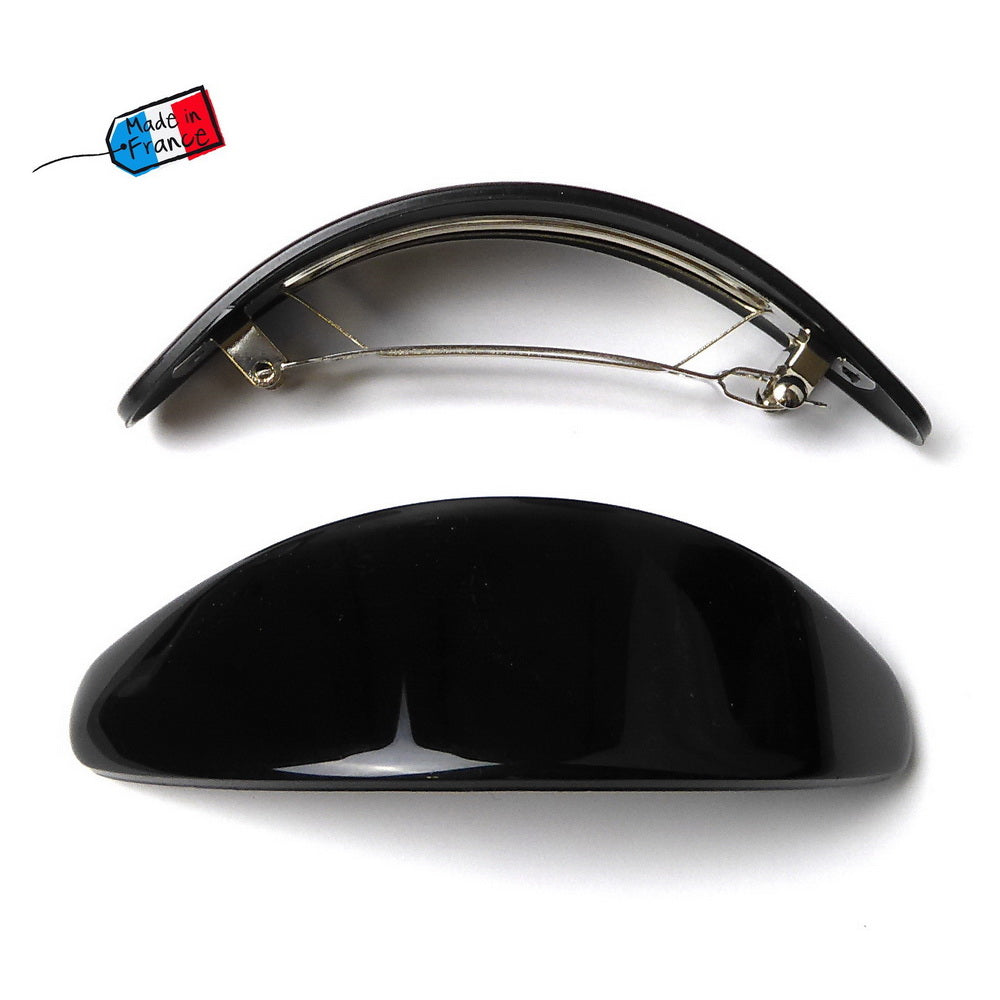 Barrette cheveux courbe Made in France 10cm, accessoire cheveux