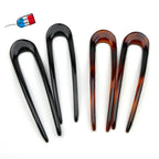 Lot de 2 pics à cheveux 12cm Made in France