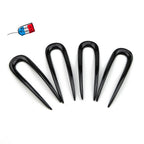 Lot de 4 pics épingles cheveux 8cm Made in France