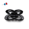 Pince cheveux forme papillon en celluloid 8cm fabrication française