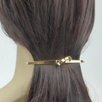 Barrette à cheveux longue motif entrelacé