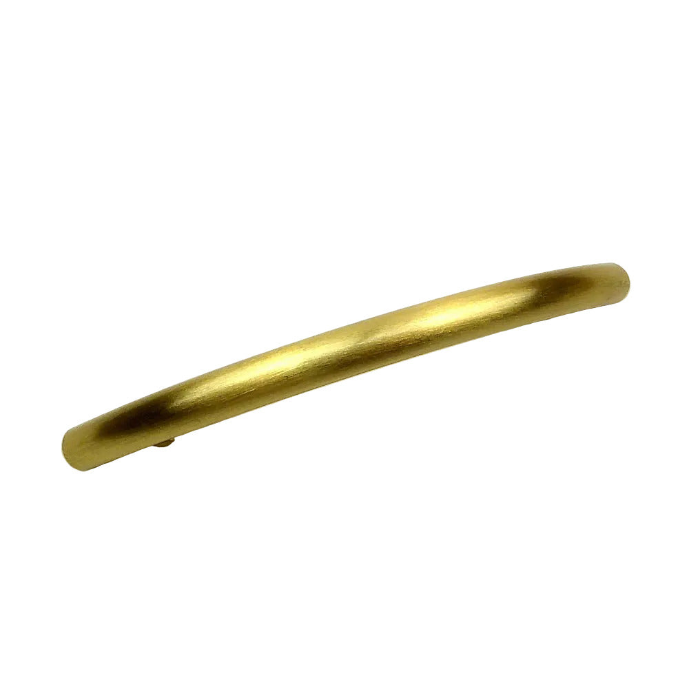 Grande barrette à cheveux incurvée doré