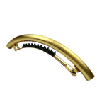 Grande barrette à cheveux incurvée or