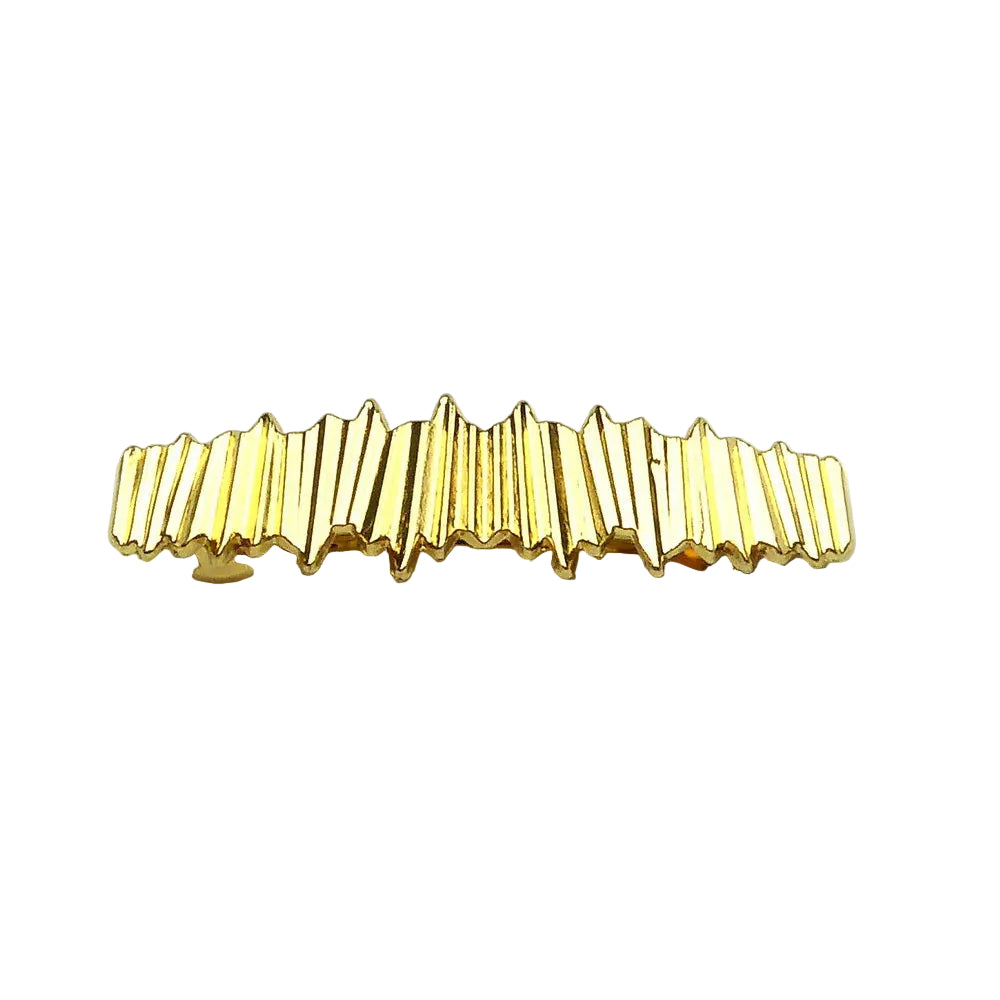 Barrette à cheveux métal design doré