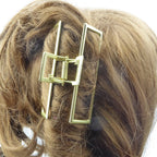 Pince à cheveux métal mat