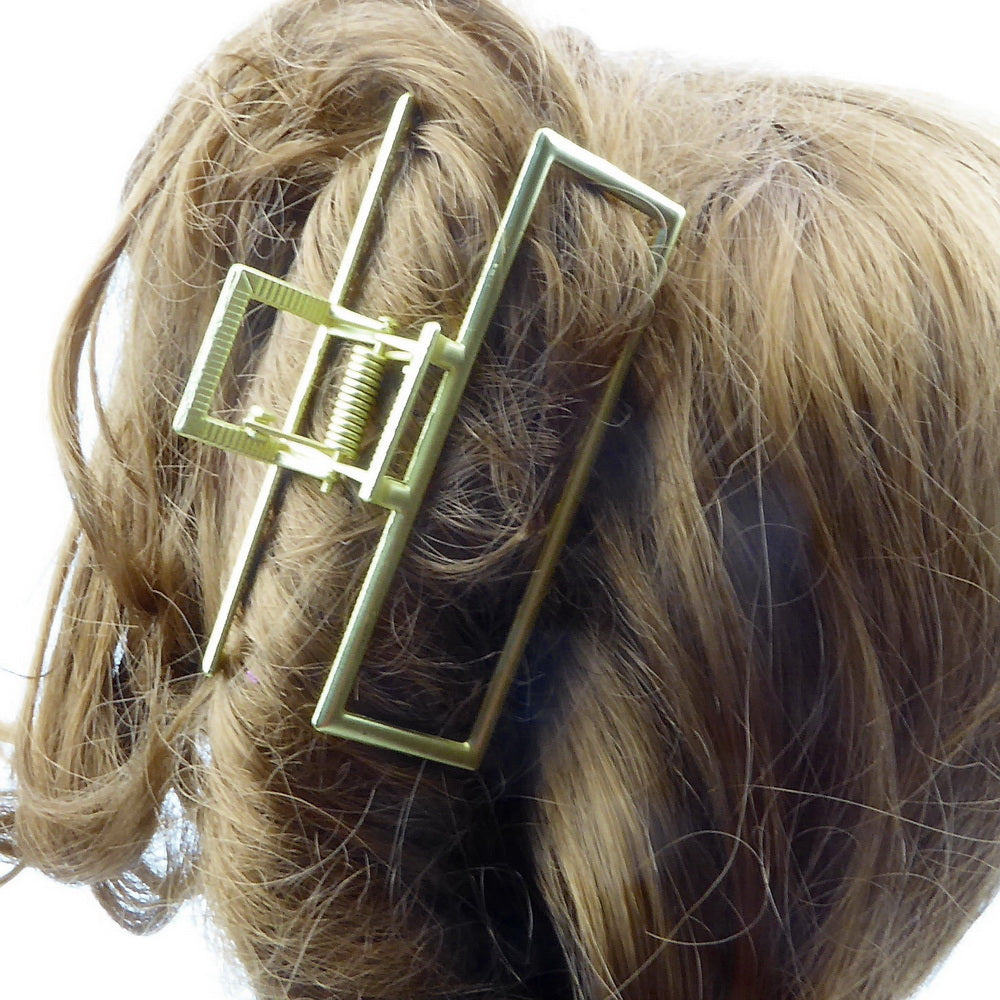 Pince à cheveux métal mat