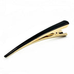 Pince cheveux concorde 13cm métal émail noir