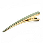 Pince cheveux concorde 13cm émail vert