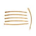 10 grandes pinces guiche ou épingle cheveux fine doré 8.5x0.25cm