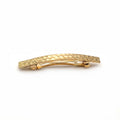 Barrette à cheveux design 6.5cm metal doré