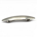 barrette cheveux ovale en métal mat