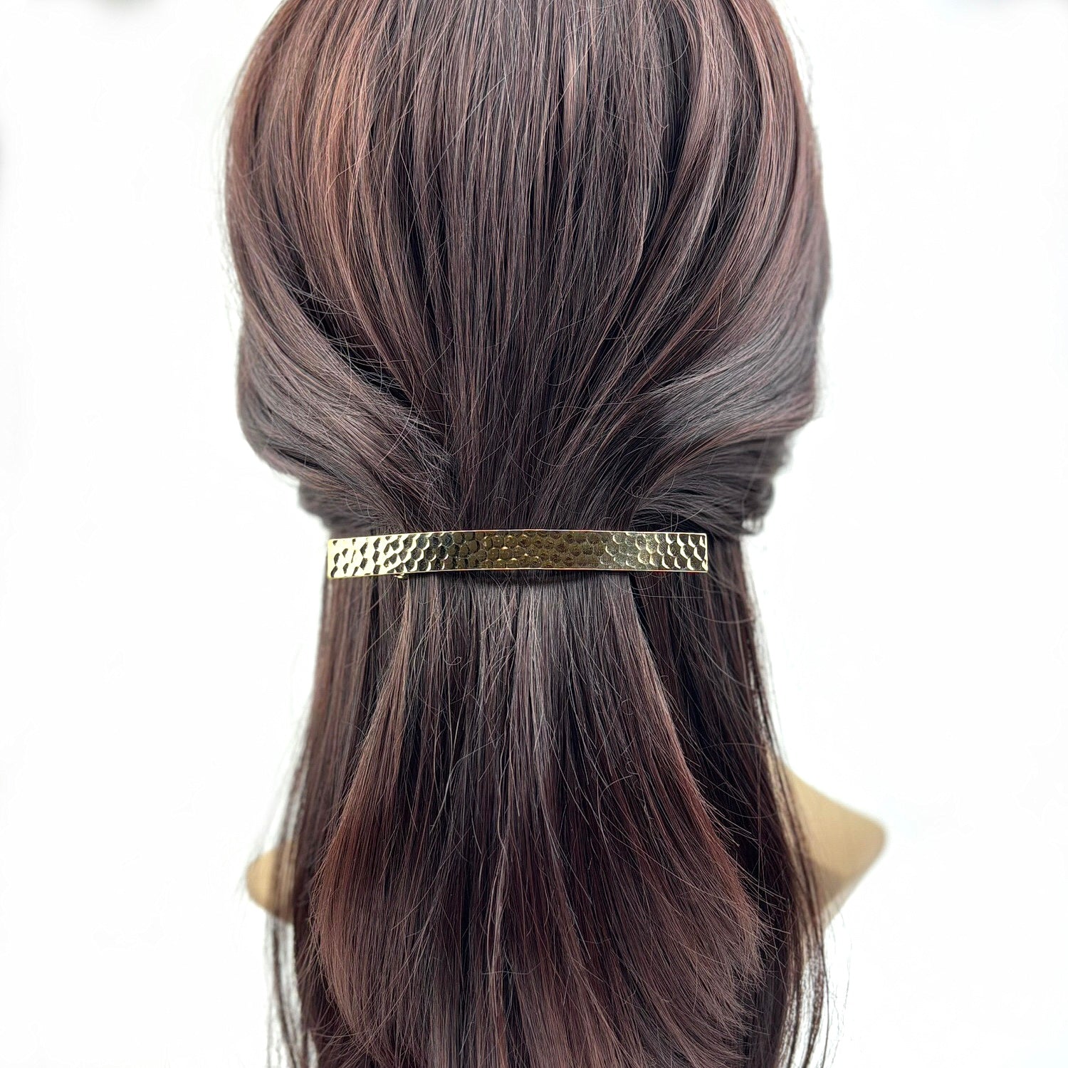 Barrette à cheveux metal design 10cm, grande taille