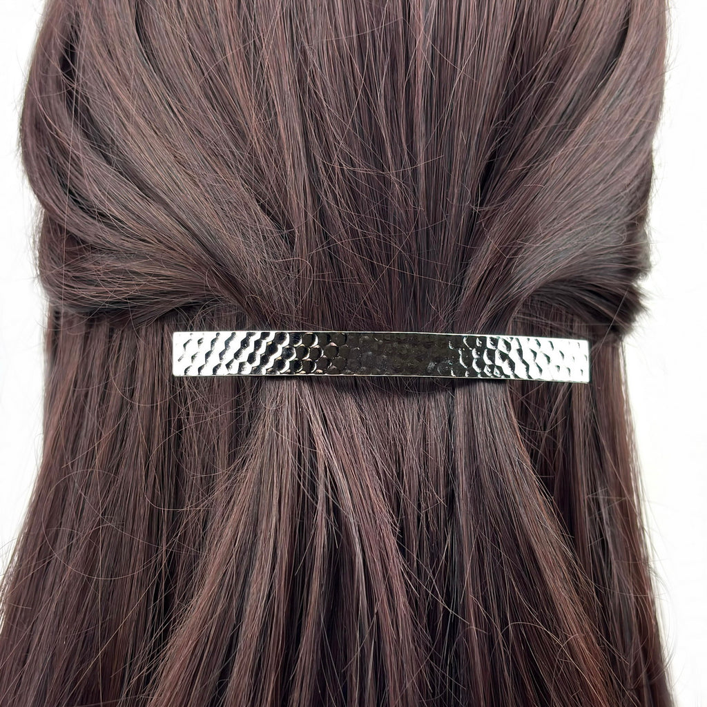 Barrette à cheveux métal design 10cm