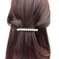 Barrette à cheveux 7cm, perles nacrées