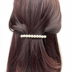 Barrette à cheveux 7cm, perles nacrées