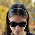 Serre-tête métal fin ondulé, accessoire cheveux