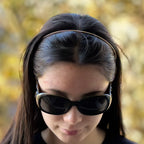 serre-tête métal fin spiral doré, accessoire cheveux