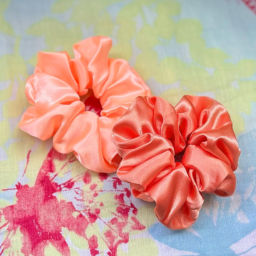 Gros chouchou en satin pour cheveux 13 cm