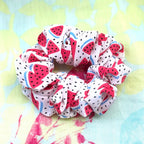 Gros chouchou élastique pastèque 13cm