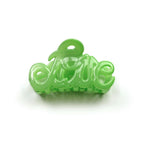 Petite pince cheveux "Love" 5.5cm, accessoire cheveux Fabrication française - vert claire
