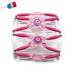 Peigne cheveux extensible pour chignon - accessoire cheveux fleur et perles made in France