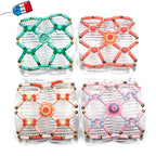 Double peigne cheveux élastique pour chignon avec fleur et perles made in France - ShuShu