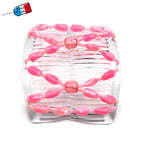 Peigne cheveux élastique - accessoire cheveux en perles colorées made in France