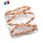 Peigne cheveux élastique - accessoire cheveux en perles colorées made in France
