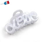 Pince cheveux "Love" en Acétate de celluloïd Made in France 8.5cm