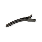 Grande pince cheveux crocodile avec décor japonais washi fond gris