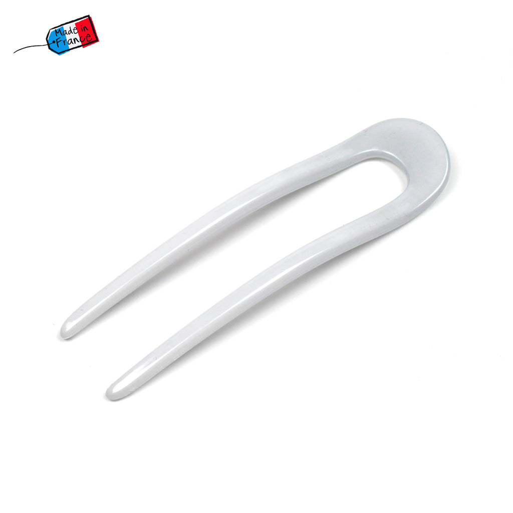 Pic à cheveux 12cm en celluloïd Made in France