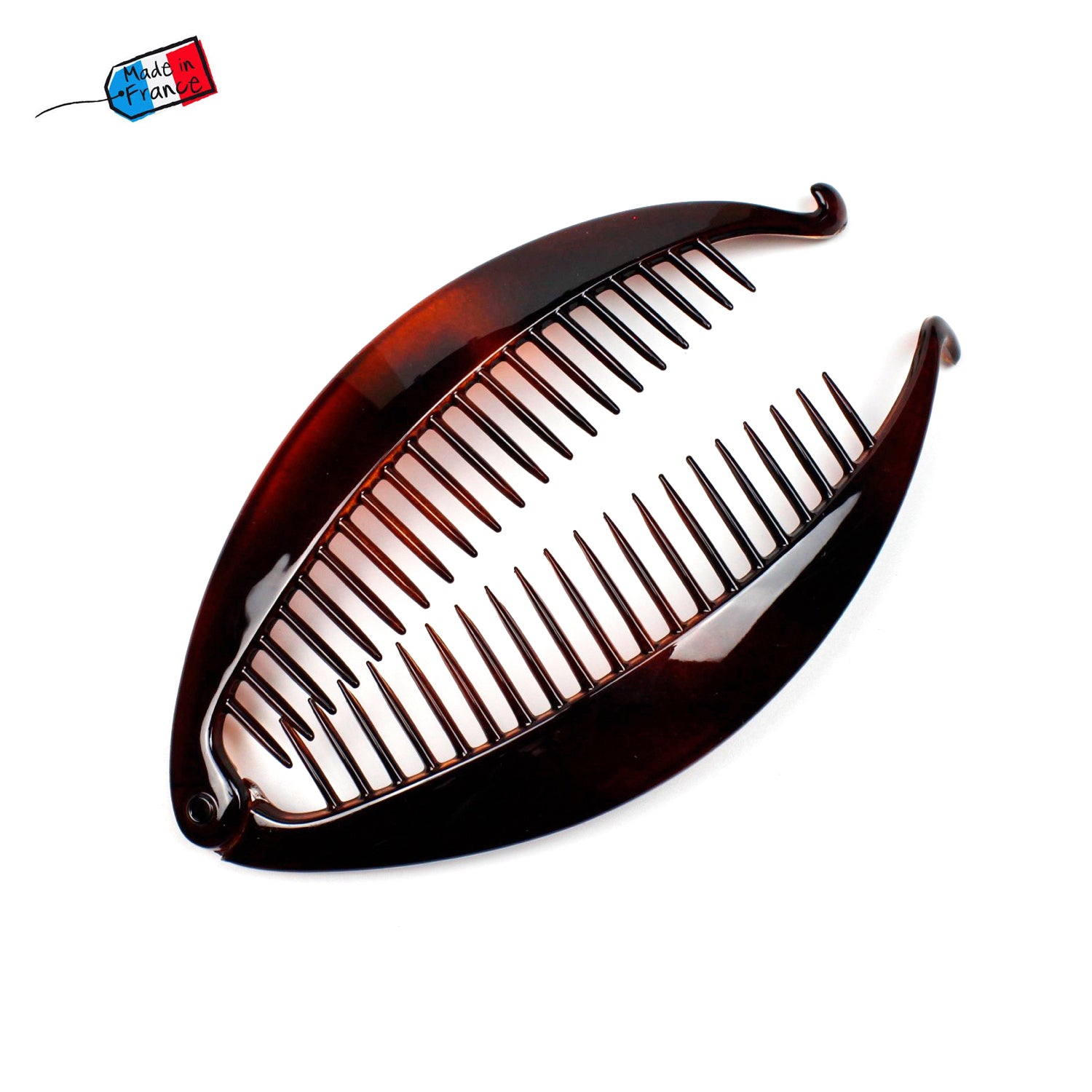 Grande pince cheveux, peigne cheveux banane 14cm Made in France