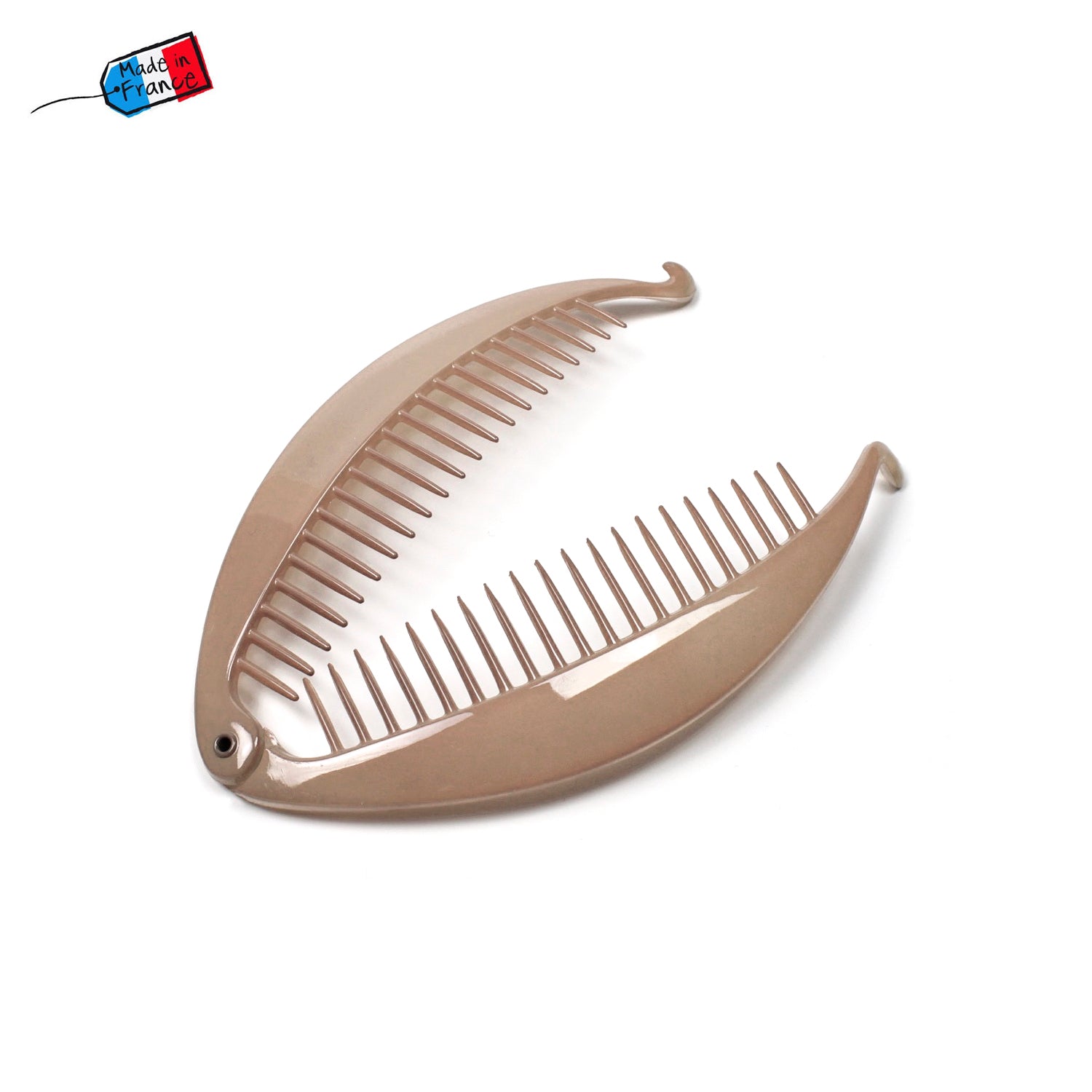 Grande pince cheveux, peigne cheveux banane 14cm Made in France
