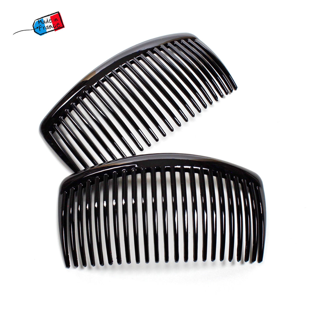 2 grands peignes de côté Made in France 10.3cmx5.6cm