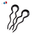2 Pics à cheveux ondulées 10cm Made in France