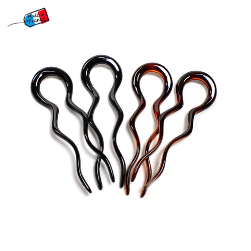  Pics à cheveux ondulées 10cm Made in France