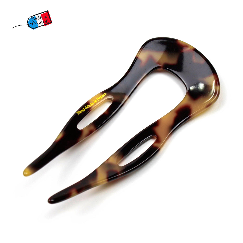 Epingle pic à cheveux 9cm en acétate made in France