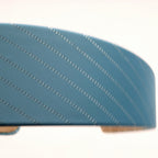 Serre-tête 4cm satin rayure bleu